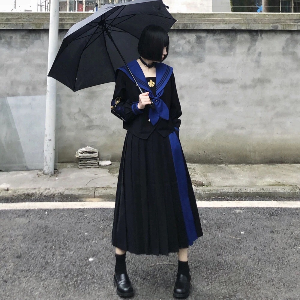 【高.品.質】セーラー服 パーティー コスプレ 悪魔 化け物 変装 学園祭 クリスマス 仮装 赤 衣装 お化け 文化祭:サイ 女性 定番ヤンキー 姐ギャル コスプレ 体育祭 女子高生 スーツ 長袖