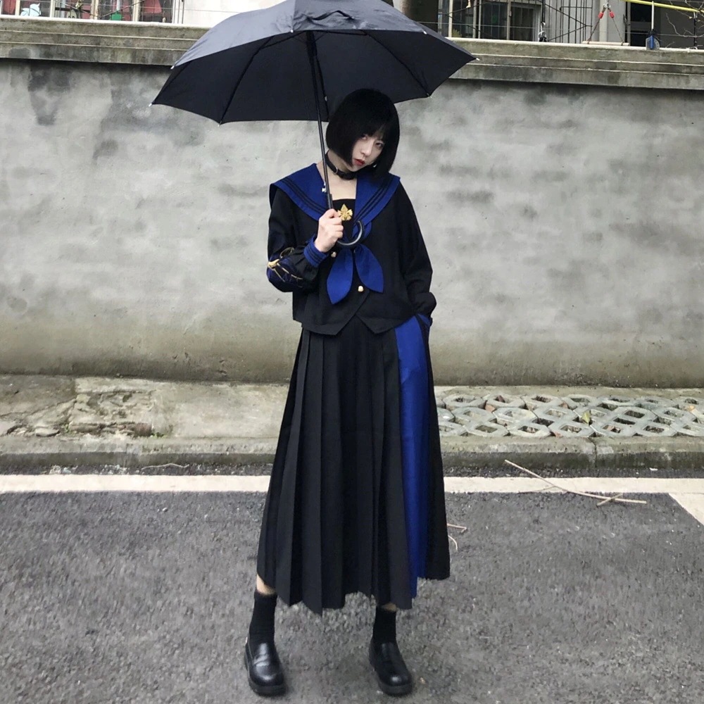 【高.品.質】セーラー服 パーティー コスプレ 悪魔 化け物 変装 学園祭 クリスマス 仮装 赤 衣装 お化け 文化祭:サイ 女性 定番ヤンキー 姐ギャル コスプレ 体育祭 女子高生 スーツ 長袖