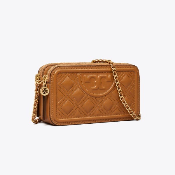 Qoo10] TORY BURCH フレミング ダブルジップ ミニバッグ シ