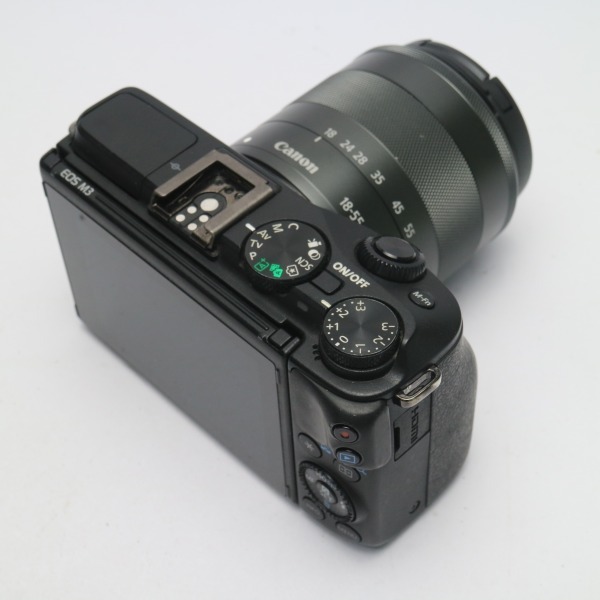 キヤノン EOS M3 レンズキット ブラッ... : カメラ : 美品 超特価
