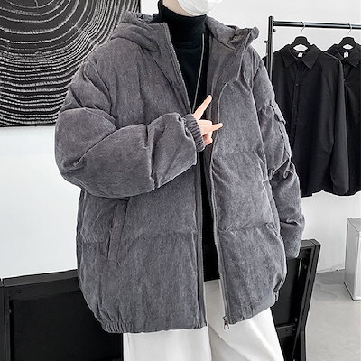格安高評価 2022綿入れ 男性 外套 秋冬 潮流厚 : メンズファッション 低価通販