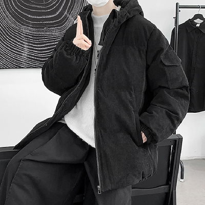 格安高評価 2022綿入れ 男性 外套 秋冬 潮流厚 : メンズファッション 低価通販