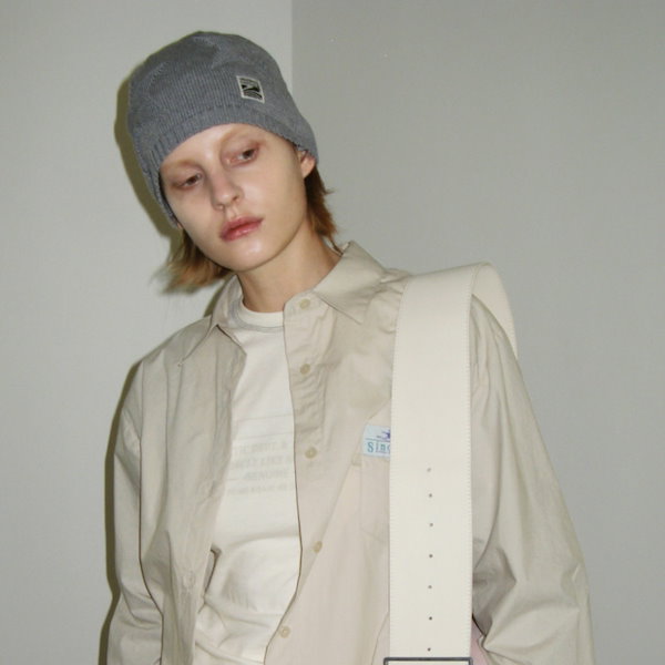 SINOON シヌーン Knit Bonnet Hat (gray) SINOON シヌーン Knit Bonnet Hat (gray)
