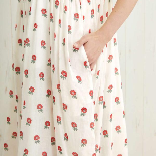 春夏 キャミワンピ コットン ロングワンピ かわいい リゾート