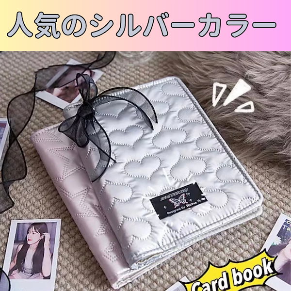 Qoo10] バインダー システム手帳 シルバー メタ