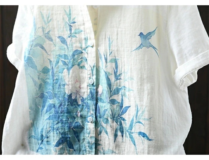 【20点セット】シャツ レディース 半袖 シャツブラウス プリント 蝶々 花柄 トップス 半袖 前ボタン 綿混 スタンドカラー ゆったり 大きいサイズ ゆったり 体型カバー エスニック風 シンプル カ 【20点セット】シャツ レディース 半袖 シャツブラウス プリント 蝶々 花柄 トップス 半袖 前ボタン 綿混 スタンドカラー ゆったり 大きいサイズ ゆったり 体型カバー エスニック風 シンプル カ