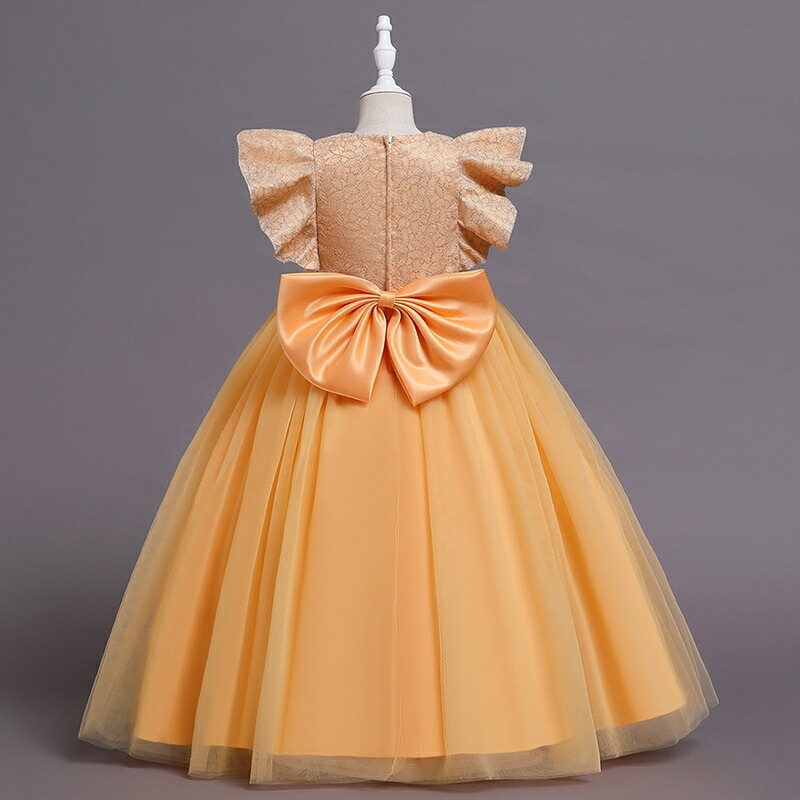 プリンセス ドレス フォーマル 子供ドレス ピアノ発表会 姫系ドレス フレア袖 リボン キッズ ジュニアドレス パーティーワンピース マキシワンピース 女の子 七五三 結婚式/お嫁さん/披露宴/花嫁/ プリンセス ドレス フォーマル 子供ドレス ピアノ発表会 姫系ドレス フレア袖 リボン キッズ ジュニアドレス パーティーワンピース マキシワンピース 女の子 七五三 結婚式/お嫁さん/披露宴/花嫁/