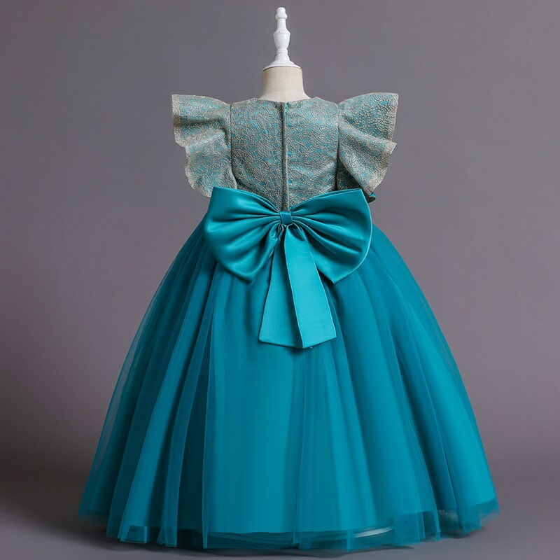 プリンセス ドレス フォーマル 子供ドレス ピアノ発表会 姫系ドレス フレア袖 リボン キッズ ジュニアドレス パーティーワンピース マキシワンピース 女の子 七五三 結婚式/お嫁さん/披露宴/花嫁/ プリンセス ドレス フォーマル 子供ドレス ピアノ発表会 姫系ドレス フレア袖 リボン キッズ ジュニアドレス パーティーワンピース マキシワンピース 女の子 七五三 結婚式/お嫁さん/披露宴/花嫁/