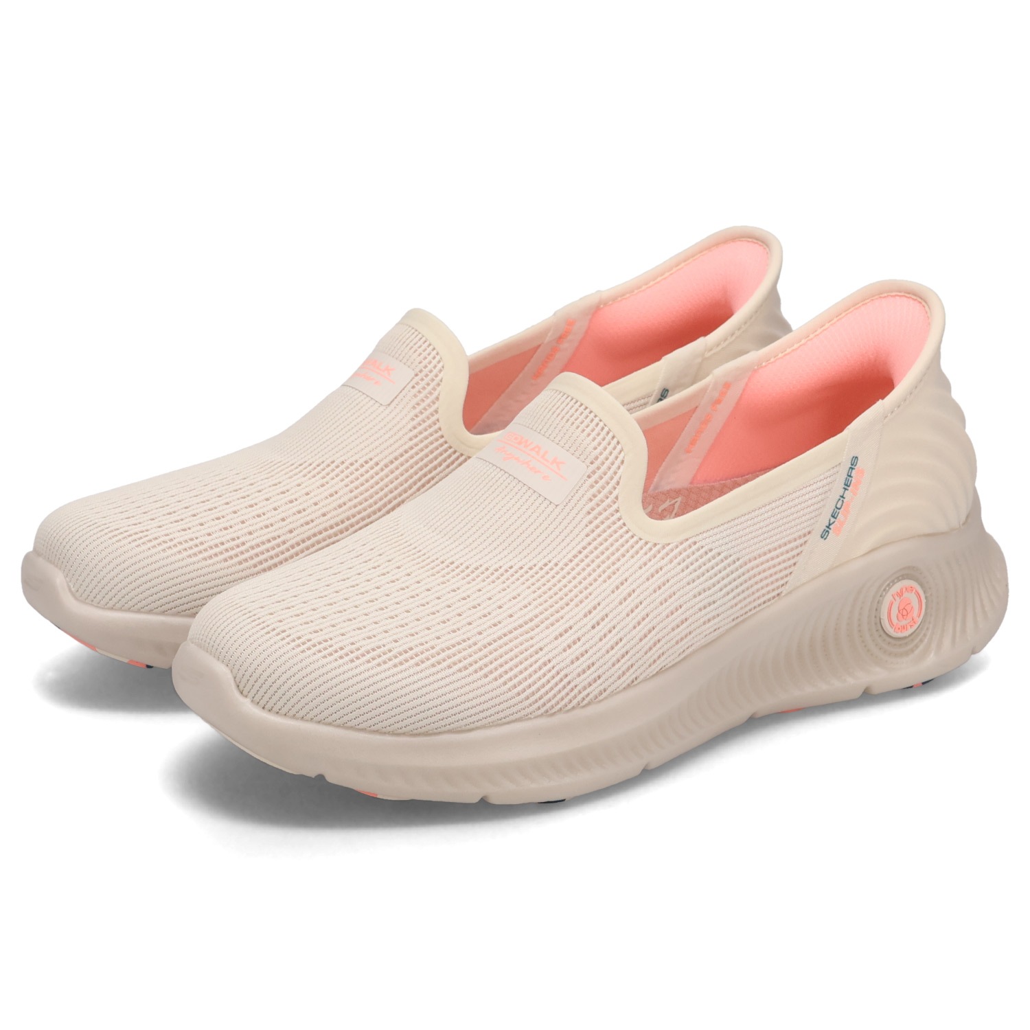 スリップインズ ハンズフリー ゴーウォーク エニウエア スニーカー スリッポン レディース ベージュ 125079 スリップインズ ハンズフリー ゴーウォーク エニウエア スニーカー スリッポン レディース ベージュ 125079