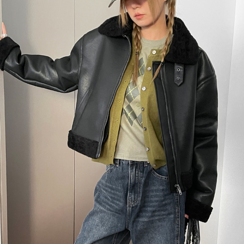 ブラックアップ [MADE] バンブリングレザーマスタング