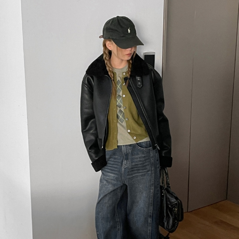 ブラックアップ [MADE] バンブリングレザーマスタング