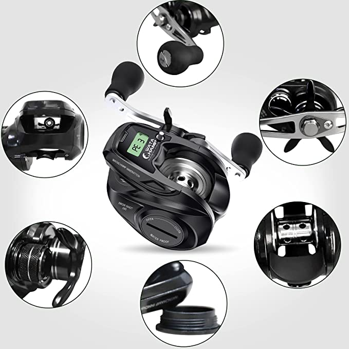 カウンター付きベイトリール WATA CHAMP DROP SHOT PRO - メルカリ