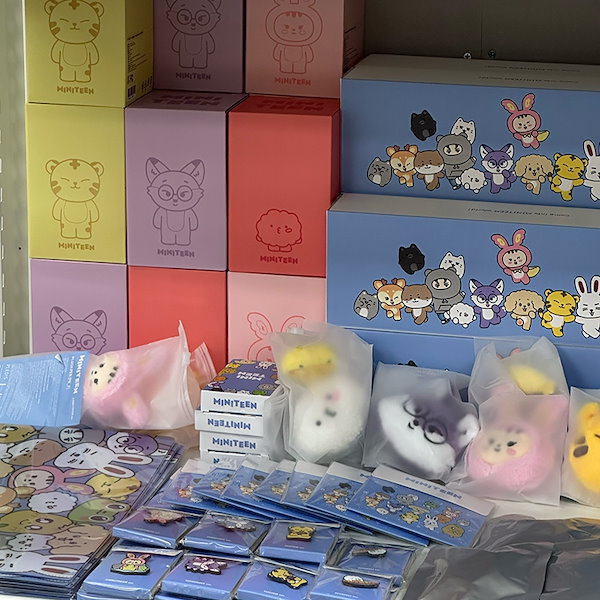 MINITEEN HOUSE PARTY ポップアップ ポーチ ジュン MINITEEN HOUSE PARTY> SEVENTEEN Official Character POP-UP