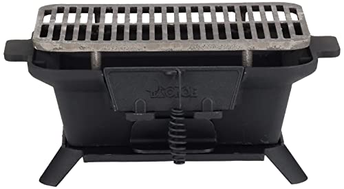 尾上製作所(ONOE) 鉄鋳物こんろ角型 CI-1607 [キャンプ用品 バーベキュー コンロ グリル BBQ 七輪 テーブル上 ソロ]