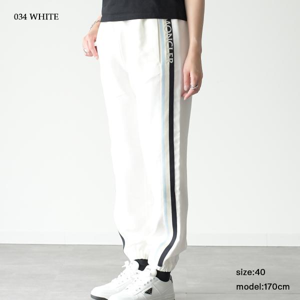 ボトムス トラックパンツ イージーパンツ 2A00001597DR レディース ホワイト スポーティー ジャージ カジュアル おすすめ