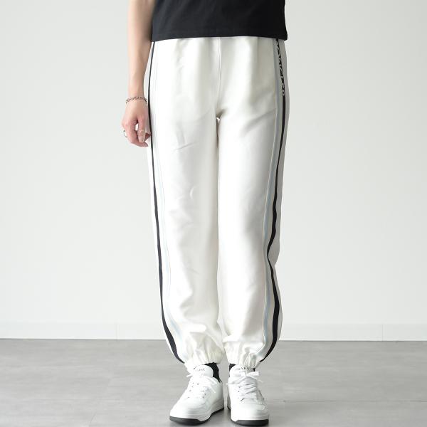 ボトムス トラックパンツ イージーパンツ 2A00001597DR レディース ホワイト スポーティー ジャージ カジュアル おすすめ