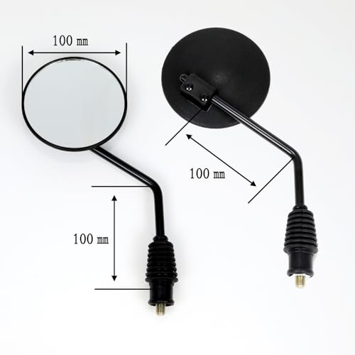 アルバ(ALBA) バイクミラー バックミラー オフロード丸型タイプ 10mm正ネジ 左右セット 101-032 アルバ(ALBA) バイクミラー バックミラー オフロード丸型タイプ 10mm正ネジ 左右セット 101-032