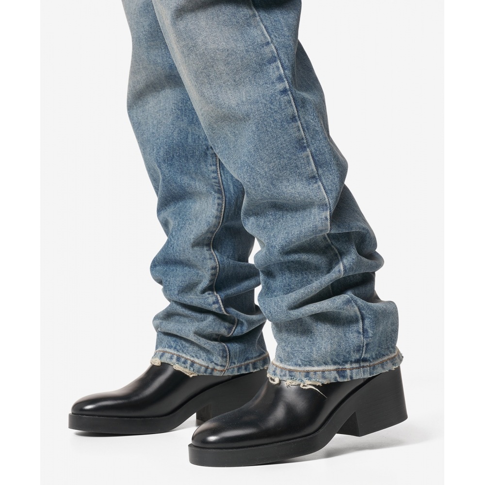 MAISON MARGIELA レディース 5ポケットディストレストパンツ-ライトクラシックウォッシュ/S29LA0094S30561984