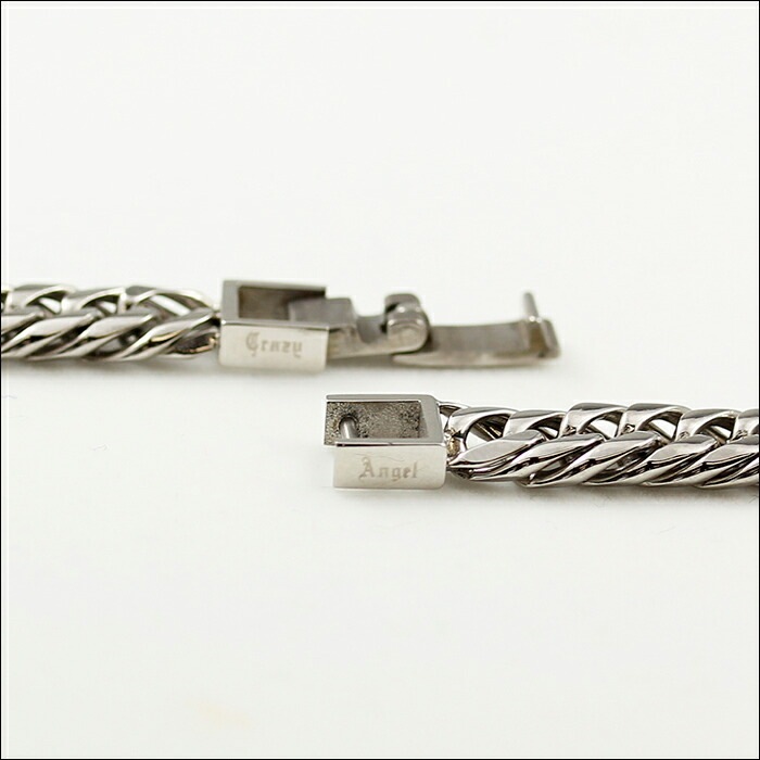 クレイジーエンジェル ステンレス 6面 W キヘイ ネックレス 6.5mm/50cm CA-971 クレイジーエンジェル ステンレス 6面 W キヘイ ネックレス 6.5mm/50cm CA-971
