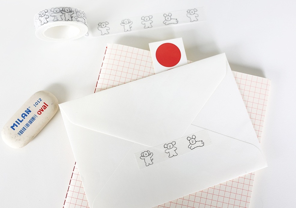 【韓国雑貨】和紙/マスキングテープ/リトルペーパー/ステーショナリー/レターデコレーション/DIY/4ロール ギフトに人気のソウルベストセラーグーフ メンズ レディース グラフィックステーショナリー