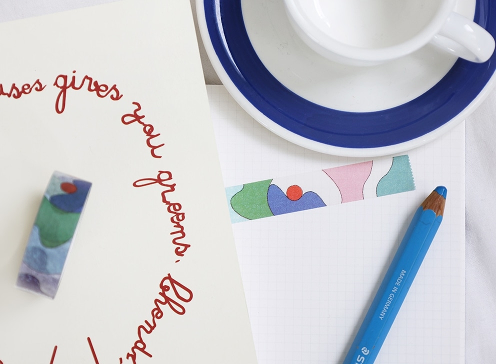 【韓国雑貨】和紙/マスキングテープ/リトルペーパー/ステーショナリー/レターデコレーション/DIY/4ロール ギフトに人気のソウルベストセラーグーフ メンズ レディース グラフィックステーショナリー