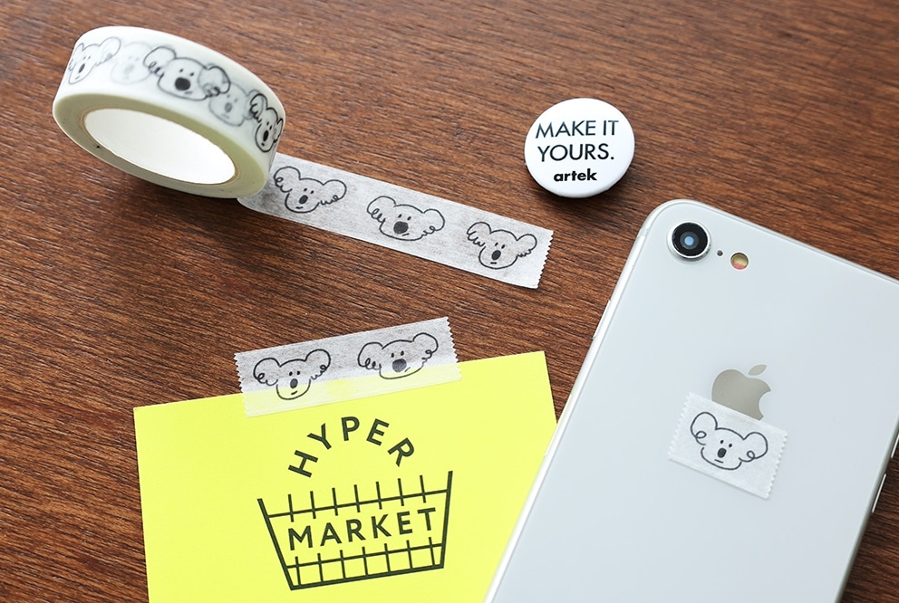 【韓国雑貨】和紙/マスキングテープ/リトルペーパー/ステーショナリー/レターデコレーション/DIY/4ロール ギフトに人気のソウルベストセラーグーフ メンズ レディース グラフィックステーショナリー