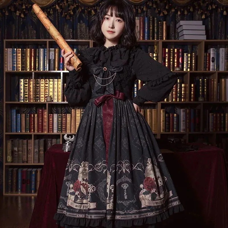 ロリータ 二次元 ハロウイン 韓国ファッション 大人気ロリスーツスカートゴシック風ダーク系キャミソールワンピースコスプレ ロリータ 二次元 ハロウイン 韓国ファッション 大人気ロリスーツスカートゴシック風ダーク系キャミソールワンピースコスプレ