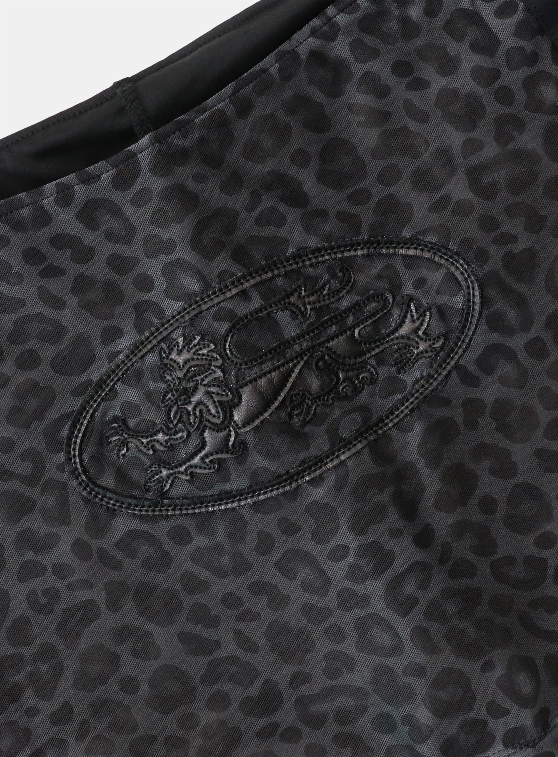 【BADBLOOD】 MYSTIC SCOT SHORTS : BLACK LEOPARD 【BADBLOOD】 MYSTIC SCOT SHORTS : BLACK LEOPARD