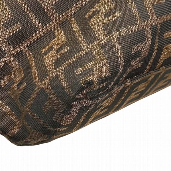 フェンディ FENDI ズッカ 8BN123 ブラウン バッグ ハンドバッグ レディース 【中古】