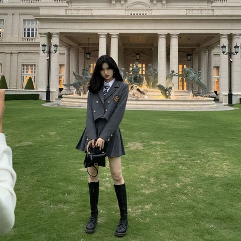 JK制服セット レディース 2024 秋 新作 スーツセットアップ 4点セット JK制服セット レディース 2024 秋 新作 スーツセットアップ 4点セット