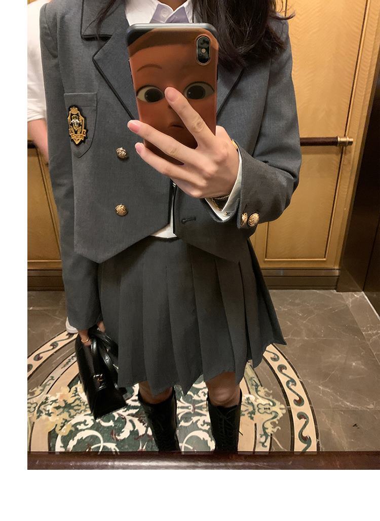 JK制服セット レディース 2024 秋 新作 スーツセットアップ 4点セット JK制服セット レディース 2024 秋 新作 スーツセットアップ 4点セット