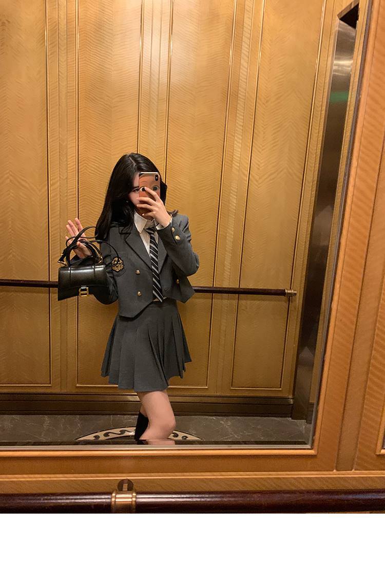 JK制服セット レディース 2024 秋 新作 スーツセットアップ 4点セット JK制服セット レディース 2024 秋 新作 スーツセットアップ 4点セット