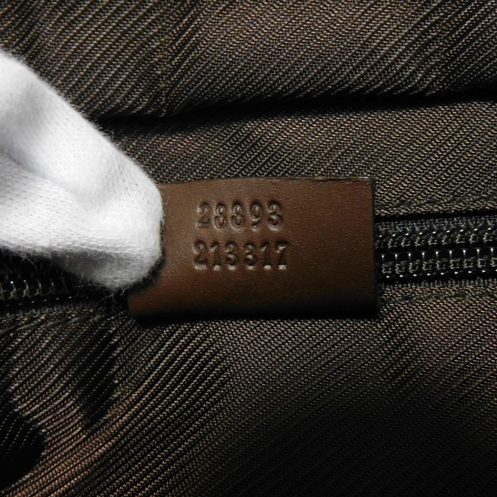 【中古】 トートバッグ ダブルG コットン カーフ エンボス ブラウン ショルダーバッグ ロゴ ミニ トート GGキャンバス 28893 【中古】 トートバッグ ダブルG コットン カーフ エンボス ブラウン ショルダーバッグ ロゴ ミニ トート GGキャンバス 28893