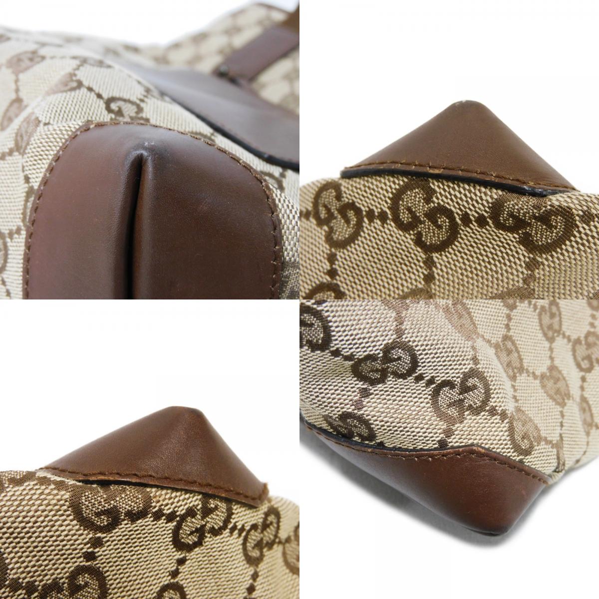 【中古】 トートバッグ ダブルG コットン カーフ エンボス ブラウン ショルダーバッグ ロゴ ミニ トート GGキャンバス 28893 【中古】 トートバッグ ダブルG コットン カーフ エンボス ブラウン ショルダーバッグ ロゴ ミニ トート GGキャンバス 28893