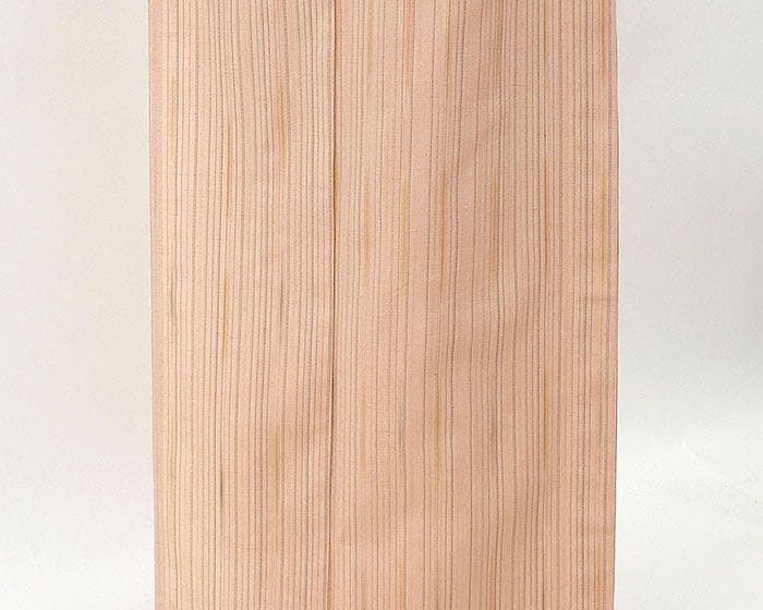 単衣 紬 新品仕立済 正絹 単衣 彩香 縦縞模様 身丈165cm 裄丈68cm 紬 新品 仕立て上が