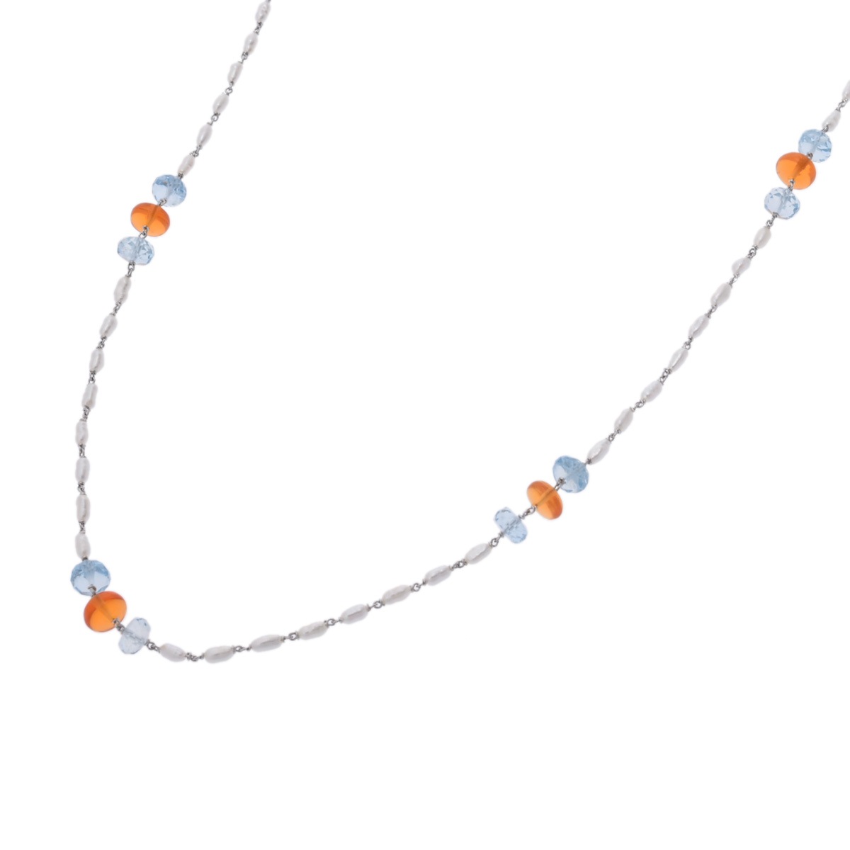 Scavia スカヴィア パール 色石 レディース Pt950プラチナ 色石 ネックレス Aランク 中古 銀蔵 Scavia スカヴィア パール 色石 レディース Pt950プラチナ 色石 ネックレス Aランク 中古 銀蔵