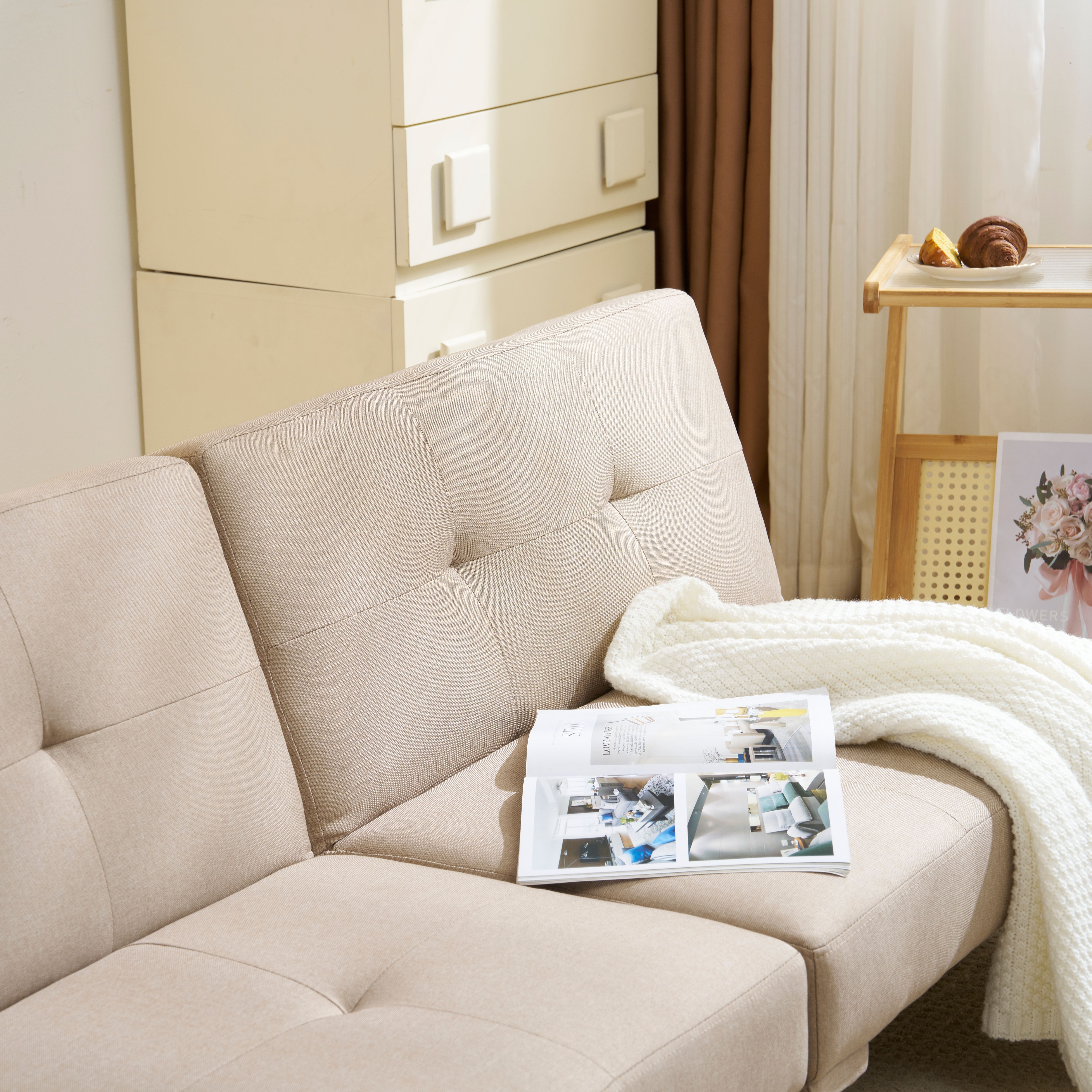 【国内出荷 - 3日配達】ソファベッド ソファ ベッド 2人 リクライニングソファ 背もたれ3段階-276