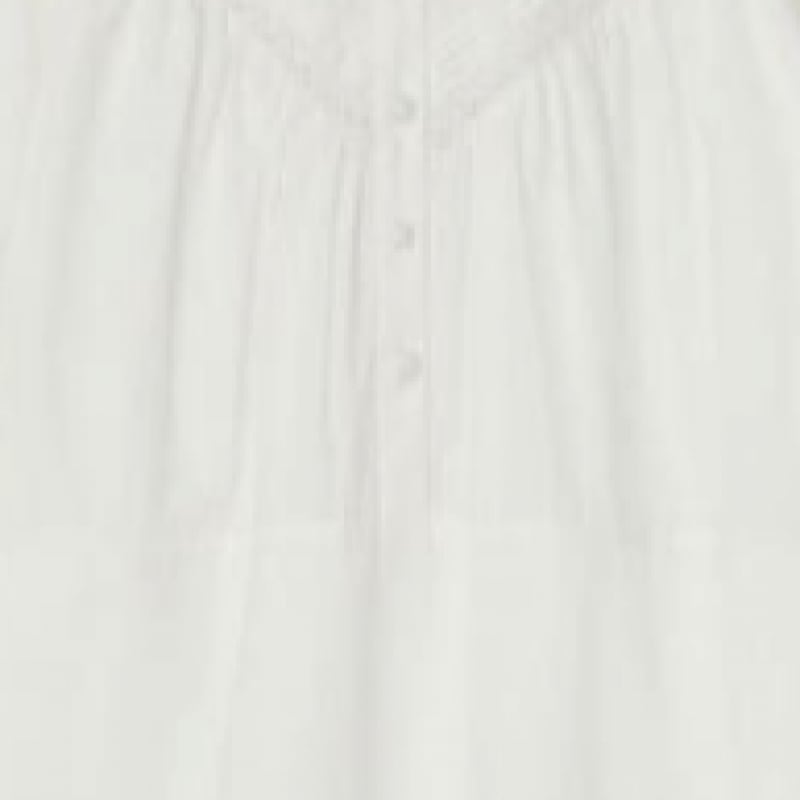 RONRON ピンタックレースパフミニドレスアイボリー