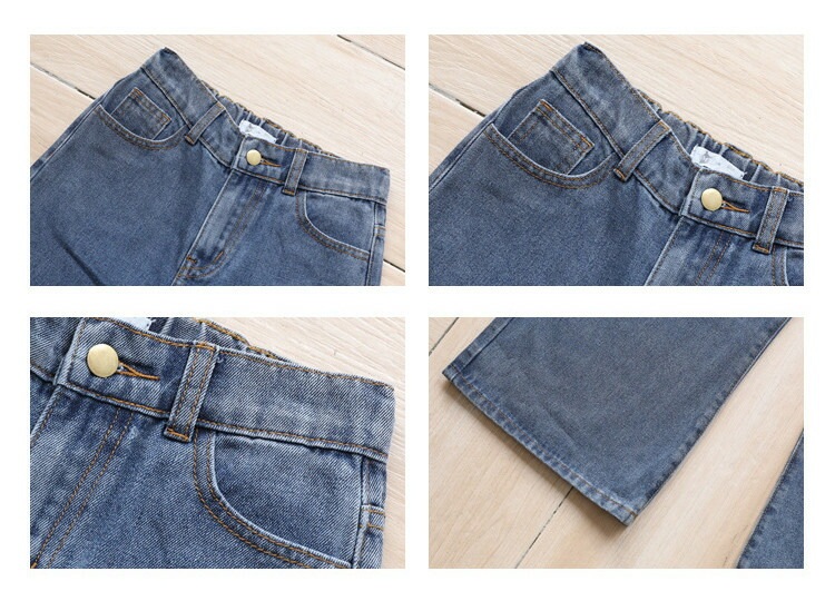 【即納】ガウチョパンツ キッズデニムパンツ マキシ丈 子供服 デニムパンツ 親子 お揃い 長ズボン ワイドパンツ パンツ 春夏 女の子 ジーンズ ジーパン カジュアル ロングパンツ ゆったり ボトム