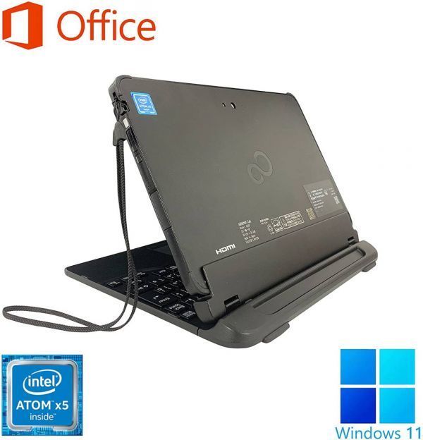 【サポート付】富士通 Q507 Windows11 WEBカメラ メモリー4GB SSD:190GB
