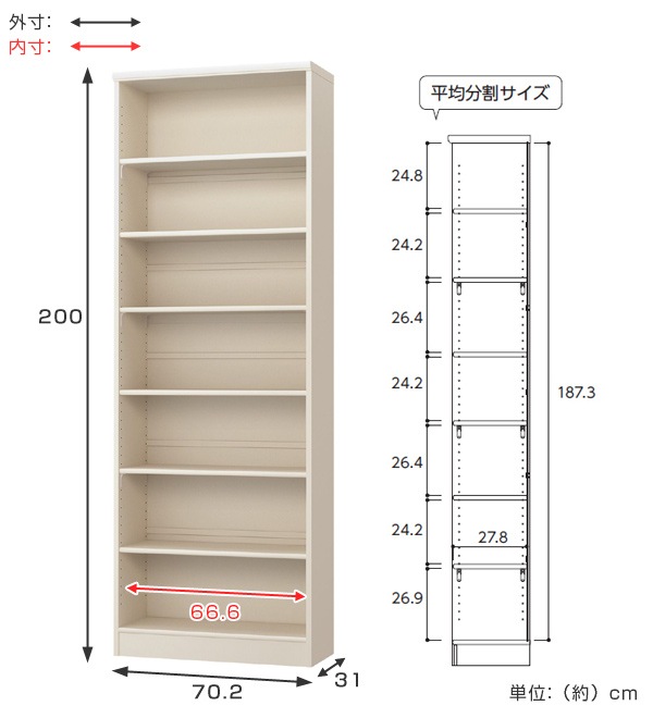 本棚 ブックシェルフ エースラック カラーラック 約幅71cm 高さ200cm オープンラック フリーラック ラック 収納棚 棚 カラーボックス 木製 書棚 大容量 シェルフ シンプル 収納ラック 本棚 ブックシェルフ エースラック カラーラック 約幅71cm 高さ200cm オープンラック フリーラック ラック 収納棚 棚 カラーボックス 木製 書棚 大容量 シェルフ シンプル 収納ラック