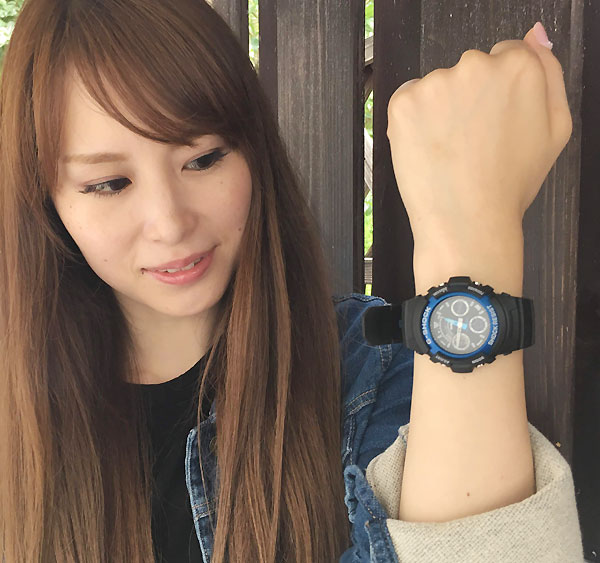 恋人たちのGショックペア G-SHOCK BABY-G ペアウォッチ ペア腕時計 カシオ 2本セット アナデジ AW-591-2AJF BGA-280-7AJF お揃い 新品 手書きします