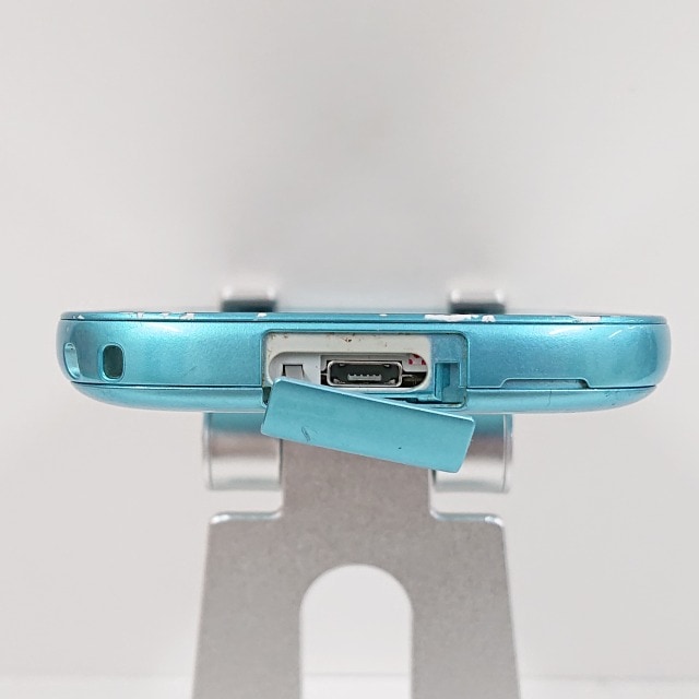 らくらくスマートフォン me F-03K ドコモ ブルー 送料無料 本体 c08027 【中古】