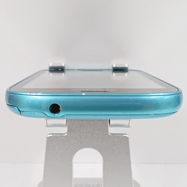 らくらくスマートフォン me F-03K ドコモ ブルー 送料無料 本体 c08027 【中古】