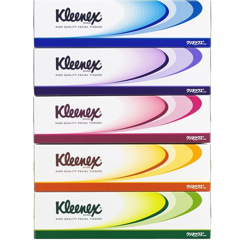 【即納】【ケース販売】 クリネックス ティシュー 5箱パック 360枚(180組) ×12パック 【即納】【ケース販売】 クリネックス ティシュー 5箱パック 360枚(180組) ×12パック