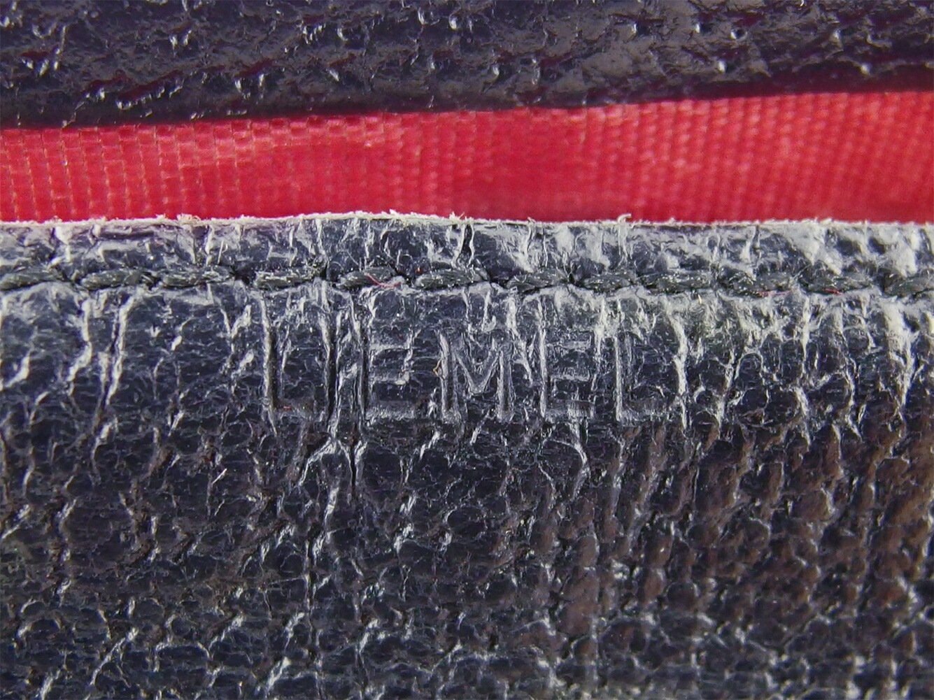 長財布 Wホック 財布 ロゴマニア レディース メンズ ブラック シルバー 中古