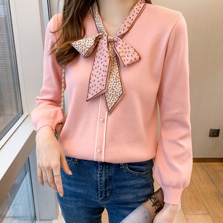 レディース トップス ブラウス ニット プルオーバー 長袖 りぼんタイ スリム フェミニン リボン コンサバ バイカラー 配色 中厚手 かわいい 大人可愛い きれいめ シンプル カジュアル 上品 レディース トップス ブラウス ニット プルオーバー 長袖 りぼんタイ スリム フェミニン リボン コンサバ バイカラー 配色 中厚手 かわいい 大人可愛い きれいめ シンプル カジュアル 上品