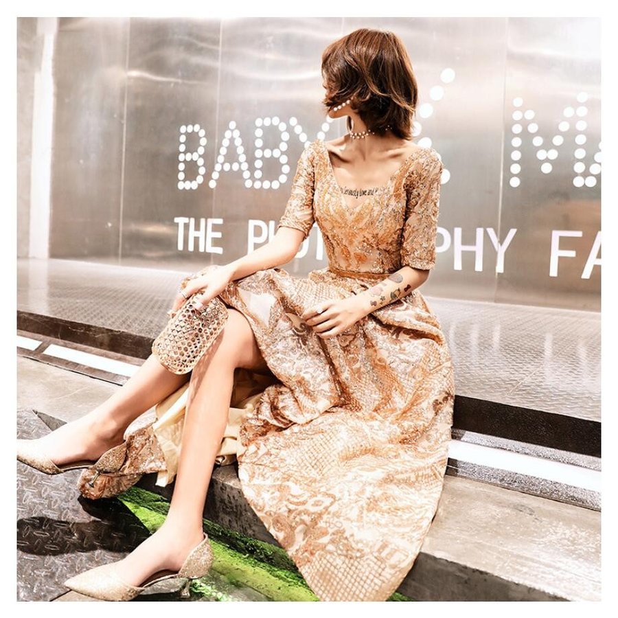 袖あり ウェディングドレス パーティードレス ロングドレス ブライダルドレス プリンセスドレス 披露 袖あり ウェディングドレス パーティードレス ロングドレス ブライダルドレス プリンセスドレス 披露