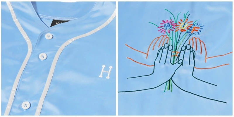 ハフ COMMUNITY HAND BASEBALL JERSEY ベースボールシャツ 半袖シャツ メンズ ハフ COMMUNITY HAND BASEBALL JERSEY ベースボールシャツ 半袖シャツ メンズ