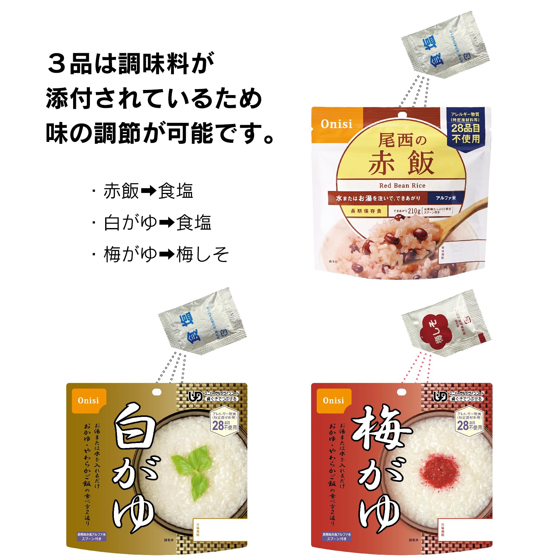尾西食品　アルファ米12種類全部セット（非常食 5年保存 各味1食×12種類 ）